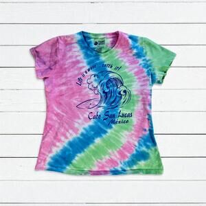 Cabo San Lucas Tie Dyed Tshirt L